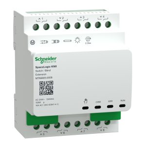 SpaceLogic KNX Extensie actuator, 8 canale