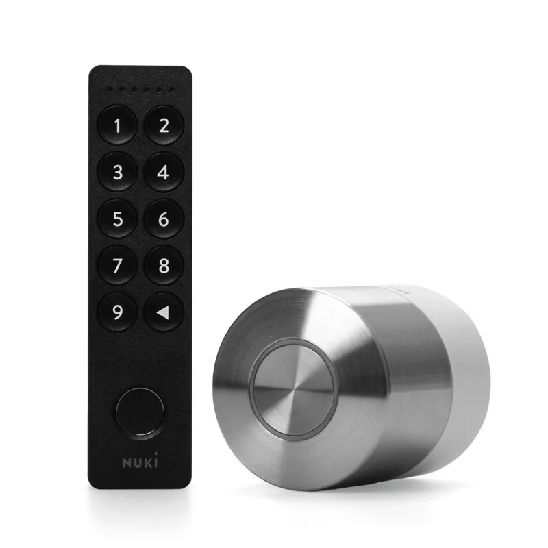 Pachet Nuki Smart Lock PRO și Keypad 2.0 cu amprentă digitală, Matter, Gen 5
