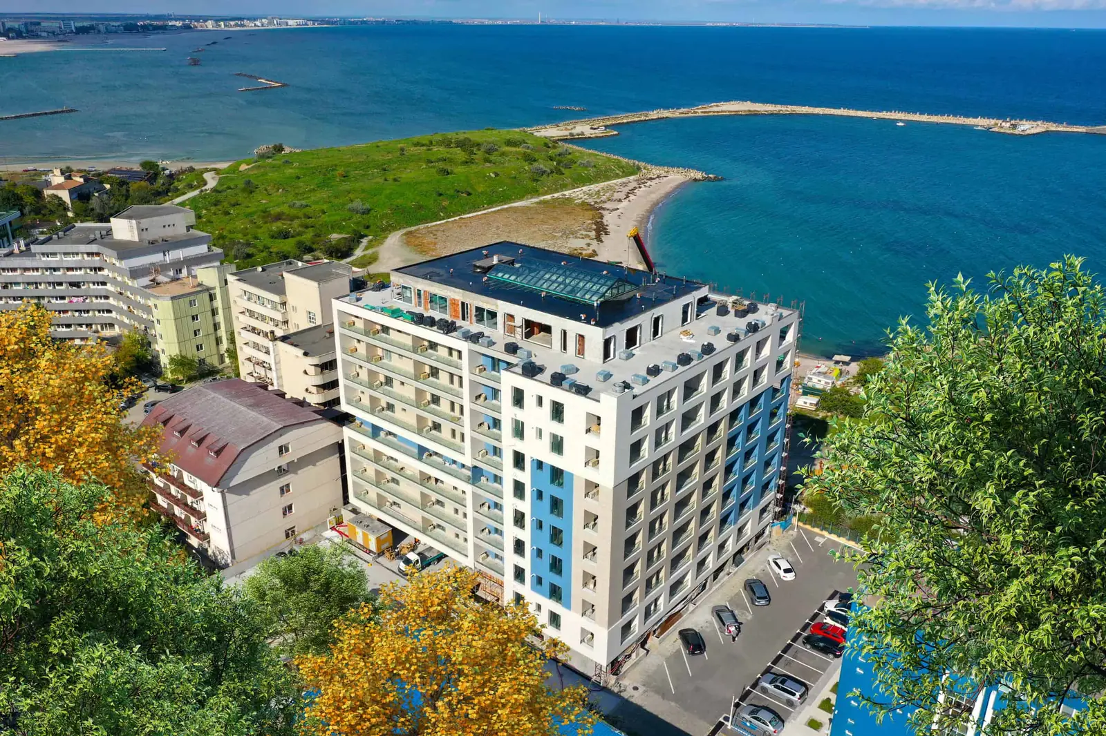 Solid Residence Faleza Nord Constanța — ansamblu rezidențial cu 113 apartamente smart KNX